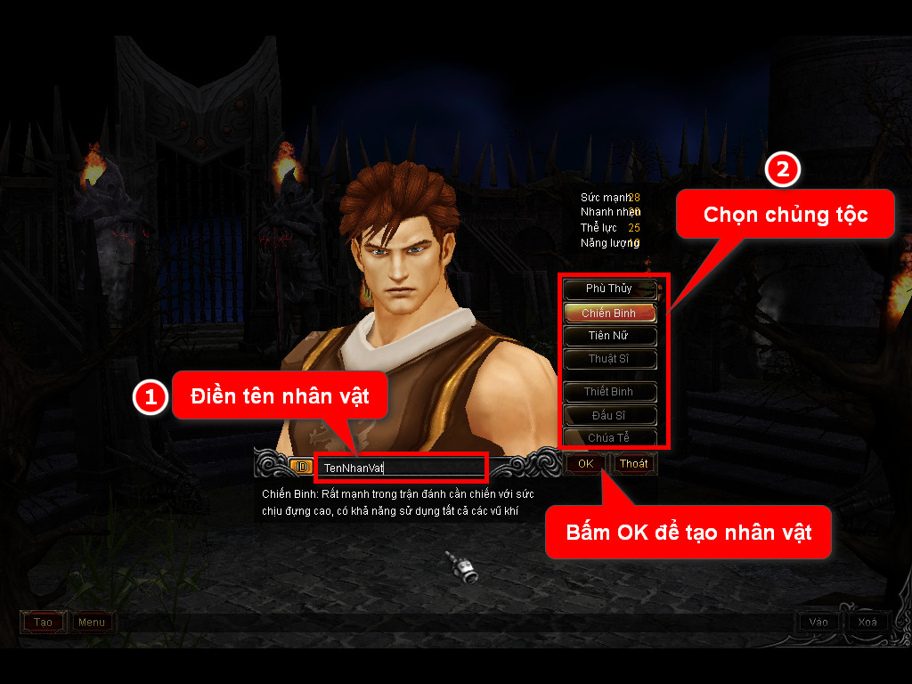 Chức năng chính của Game MU Bắc Nam